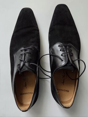 Magnanni | Leather and Suede Lace Up Derby Size 13 W